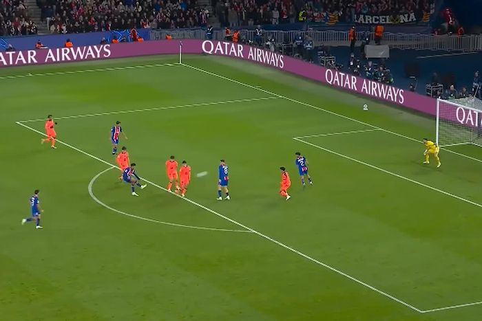 Trận đấu giữa PSG và Barcelona