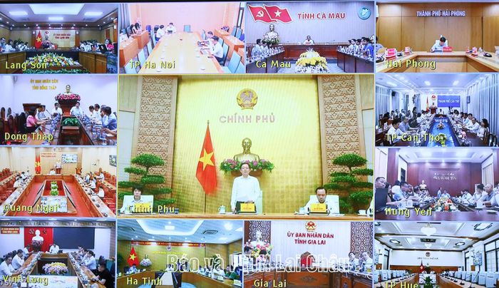 Đồng chí Hồ Quốc Dũng - Phó thủ tướng Chính phủ phát biểu kết luận hội nghị. 