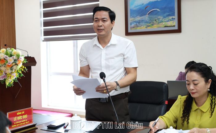 Đồng chí Nguyễn Đình Toán – Phó Trưởng Ban Tuyên giáo Tỉnh ủy thông qua báo cáo kết quả công tác khoa giáo quý III, nhiệm vụ trọng tâm quý IV năm 2026.