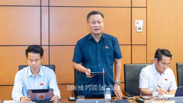 Đại biểu Vũ Minh Đạo phát biểu thảo luận.