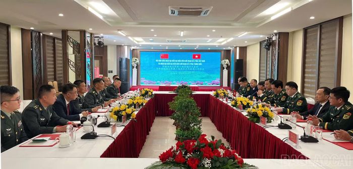 Quang cảnh buổi hội đàm.