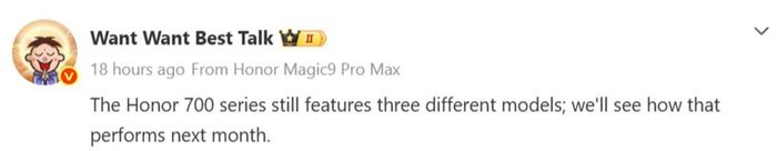 Màn hình phụ ở mặt lưng HONOR 700 Pro