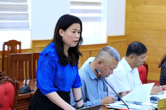 Phó trưởng Ban Dân tộc, HĐND tỉnh Lâm Đồng Vi Thị Thảo Quyên đề nghị làm rõ một số nội dung liên quan đến phân cấp, phân quyền cho địa phương