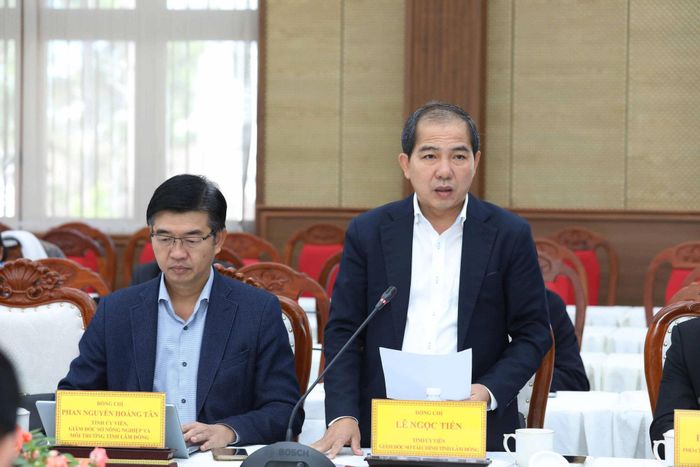 Giám đốc Sở Xây dựng Lê Ngọc Tiến đề xuất giải pháp nâng cao tỷ lệ giải ngân vốn đầu tư công
