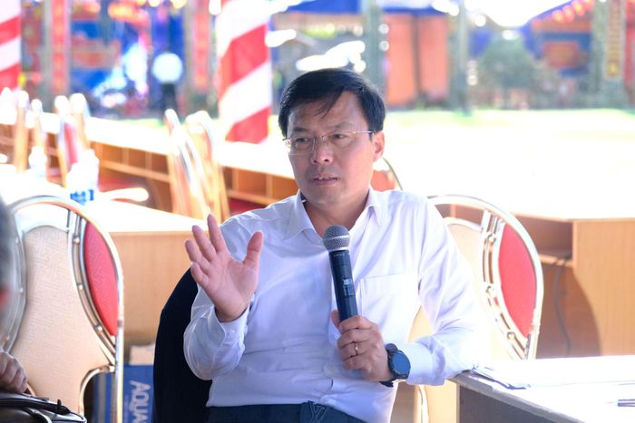 Đồng chí Đinh Văn Tuấn, Tỉnh ủy viên, Phó Chủ tịch UBND tỉnh phát biểu chỉ đạo tại chương trình tổng duyệt