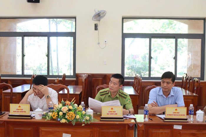 Đại diện các đơn vị tham dự buổi làm việc. (Ảnh: Huyền Vũ)