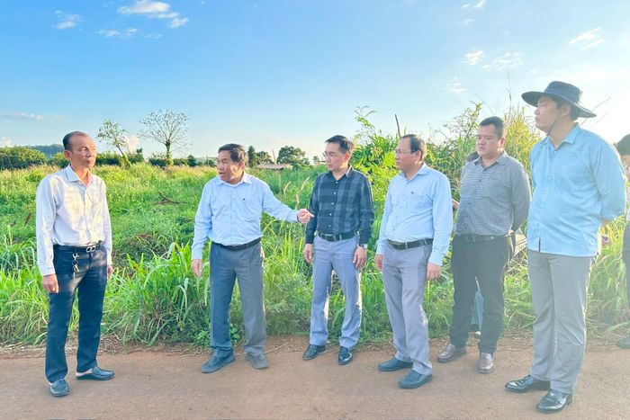 Đoàn công tác kiểm tra dự án Cao tốc Gia Nghĩa - Chơn Thành