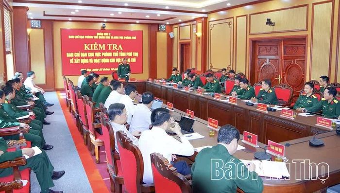 Quang cảnh buổi kiểm tra.
