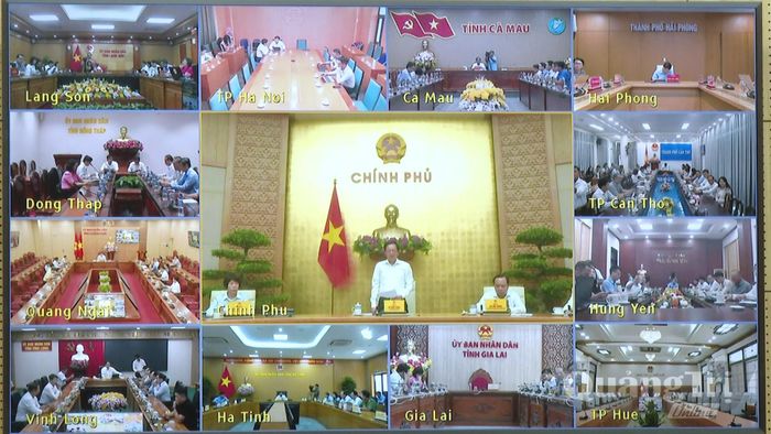 Đồng chí Hồ Quốc Dũng, Phó Thủ tướng Chính phủ phát biểu tại hội nghị - Ảnh: L.T