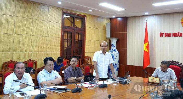Đại diện địa phương phát biểu ý kiến - Ảnh: H.Tr
