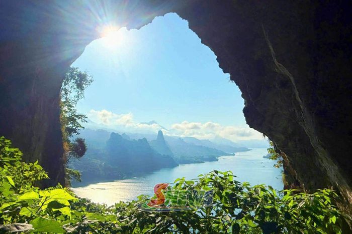 Núi Đá Thủng, bản Nà Cường, xã Chiềng Lao.Ảnh: Xã Chiềng Lao