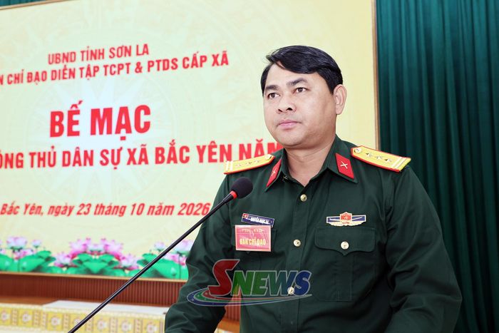 Bộ CHQS tỉnh đánh giá kết quả diễn tập.