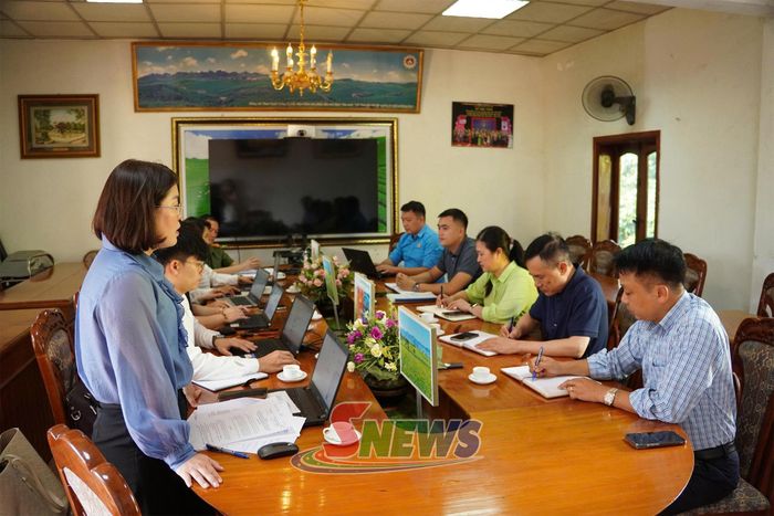 Đoàn công tác của Sở Nội vụ làm việc tại Chi nhánh Tổng công ty Chè Việt Nam – Công ty cổ phần tại Sơn La (Vinatea Mộc Châu).