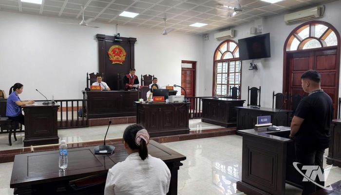 Phiên tòa xét xử vụ án liên quan đến ma túy.