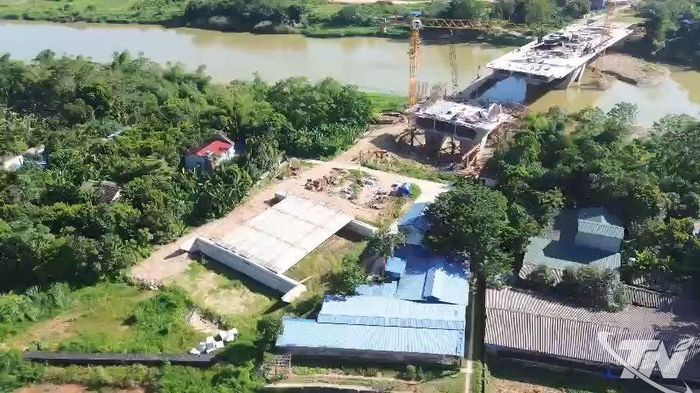 Dự án cầu Quang Vinh 1 đang được triển khai trên địa bàn phường Linh Sơn.