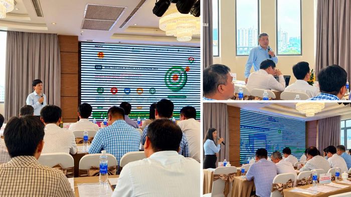 Báo cáo viên hướng dẫn các đại biểu triển khai quy định về bình chọn sản phẩm RISEP, xây dựng kế hoạch và quản lý kinh phí khuyến công quốc gia.