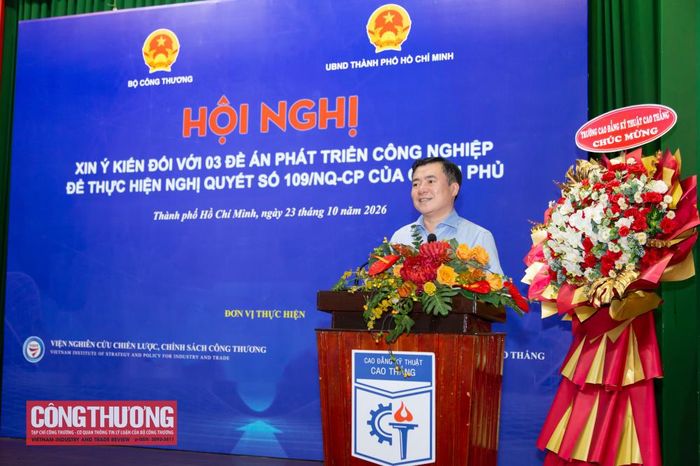 Phó Bí thư Thành ủy TP. Hồ Chí Minh Nguyễn Sinh Nhật Tân cho rằng 03 đề án được đưa ra thảo luận tại Hội nghị là những vấn đề then chốt đối với nền công nghiệp Việt Nam trong những năm tới.