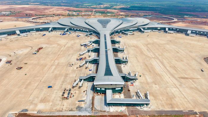 Diện mạo nhà ga hành khách sân bay Long Thành.