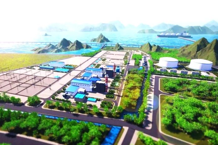 Phối cảnh Dự án Nhà máy Điện khí LNG Quảng Ninh.