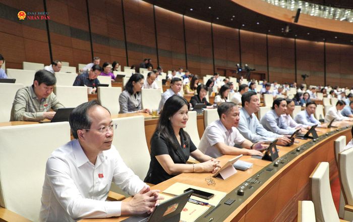 Các đại biểu tham dự phiên họp. Ảnh: Khánh Duy