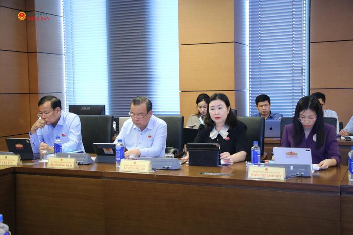 Các đại biểu tham dự thảo luận tổ. Ảnh: Đắc Trường