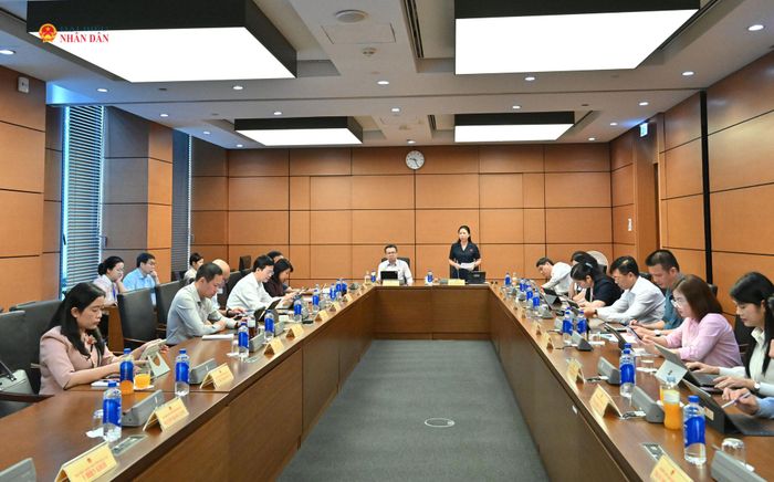 Toàn cảnh phiên thảo luận ở Tổ 14 sáng 23/10