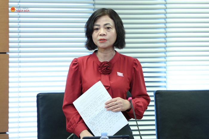 ĐBQH Nguyễn Thanh Cầm (Đồng Tháp) phát biểu.
