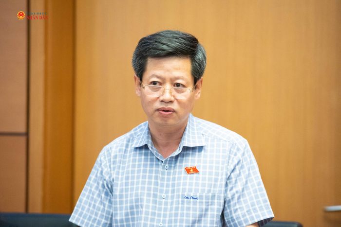 ĐBQH Vũ Tuấn Anh (Phú Thọ) phát biểu. Ảnh: Xuân Quý