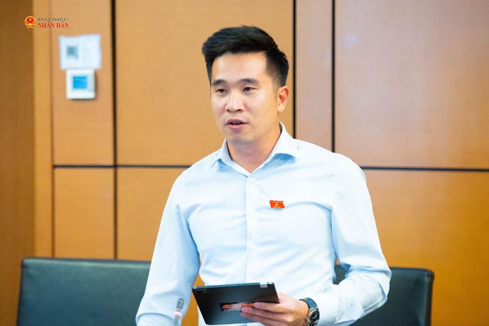 ĐBQH Bùi Thanh Nam (Phú Thọ) phát biểu. Ảnh: Xuân Quý
