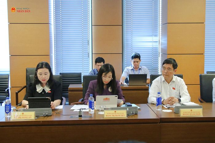 Các đại biểu tham dự thảo luận tổ. Ảnh: Đắc Trường