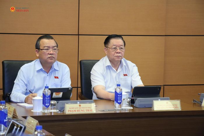 Các đại biểu tham dự thảo luận tổ. Ảnh: Đắc Trường