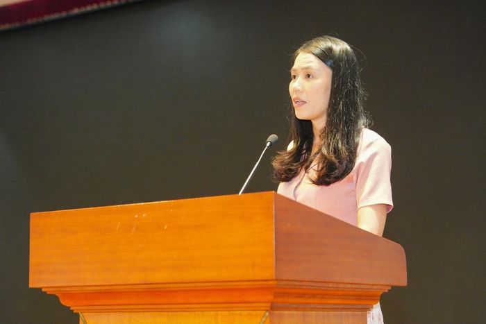 Đại diện Phòng Quản lý, giám sát 2 thuộc NHNN Khu vực 1 tại Hội nghị