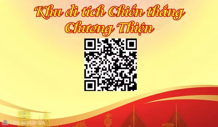 Mã QR phục vụ tra cứu thông tin về Khu di tích lịch sử Chiến thắng Chương Thiện.