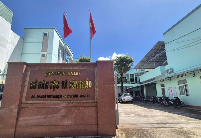 Trụ sở Sở Dân tộc và Tôn giáo tỉnh Gia Lai. Ảnh: HỌA MI
