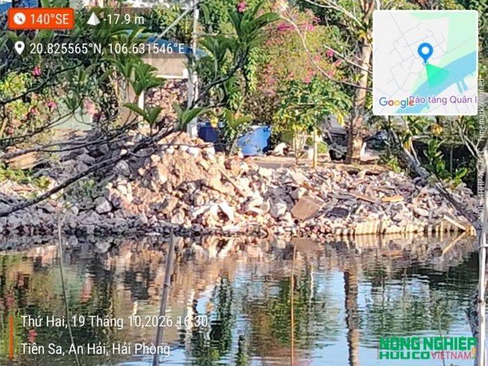 Thửa đất bãi bồi số 832, tờ bản đồ số 11, diện tích 4.248 m² san lấp ao nuôi trồng thủy sản.