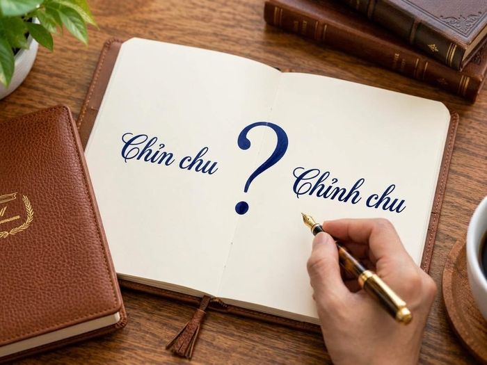 “Chỉn chu” hay “chỉnh chu” viết đúng chính tả? (Ảnh minh họa: AI)