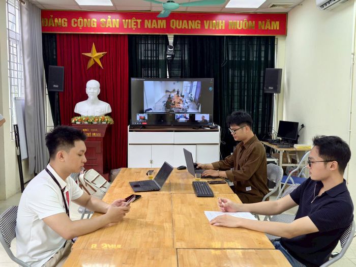 Phòng họp số được triển khai tại Nhà văn hóa tổ dân phố số 4. Ảnh: TT 