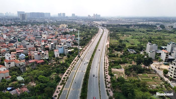 Tuyến đường Vành đai 3,5 đoạn qua địa phận xã Hoài Đức đã hoàn thiện và đi vào hoạt động.