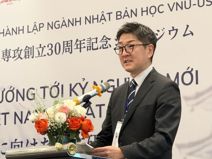 Ông Koike Wakao, Giám đốc Ban Nghiên cứu Nhật Bản thuộc Quỹ Giao lưu Quốc tế Nhật Bản. Ảnh: Kiều Thoan Thu