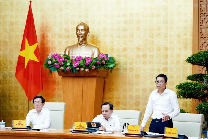 Thứ trưởng Bộ Khoa học và Công nghệ Lê Xuân Định phát biểu tại Hội nghị