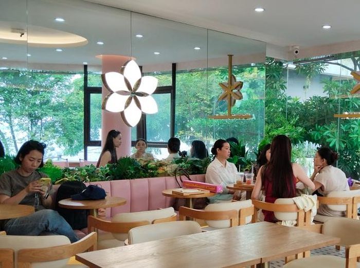 Nhiều người đến thưởng thức bánh tart như đồ ăn nhẹ