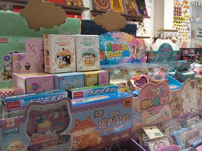 Các sản phẩm squishy có xuất xứ từ nhiều bên khác nhau