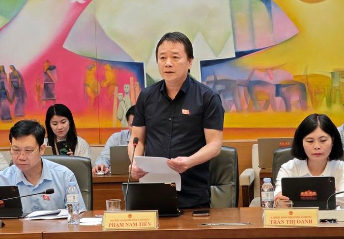 ĐBQH Phạm Nam Tiến - Đoàn ĐBQH tỉnh Lâm Đồng. Ảnh: Lê Bảo