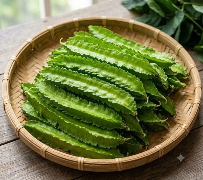 Đậu rồng đang chính vụ thu hoạch và có thể mang lại nhiều lợi ích sức khỏe. Ảnh AI