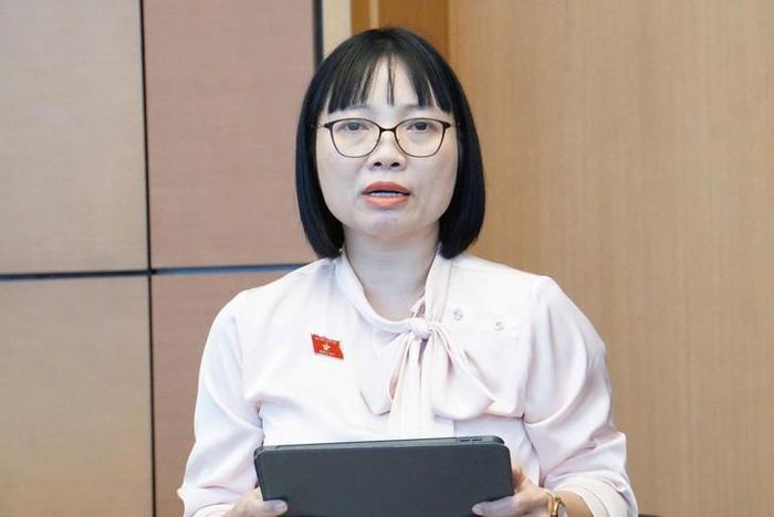 ĐBQH Nguyễn Thị Việt Nga. Ảnh: Lê Bảo