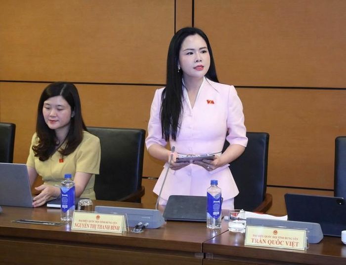 ĐBQH Nguyễn Thị Thanh Bình – Đoàn ĐBQH tỉnh Hưng Yên. Ảnh: Media Quốc hội