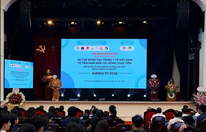 Hội nghị khoa học “Trí tuệ nhân tạo trong Y tế 2026: Từ tầm nhìn đến tác động thực tiễn” (AI4HEALTH 2026). Ảnh: Thùy Trang
