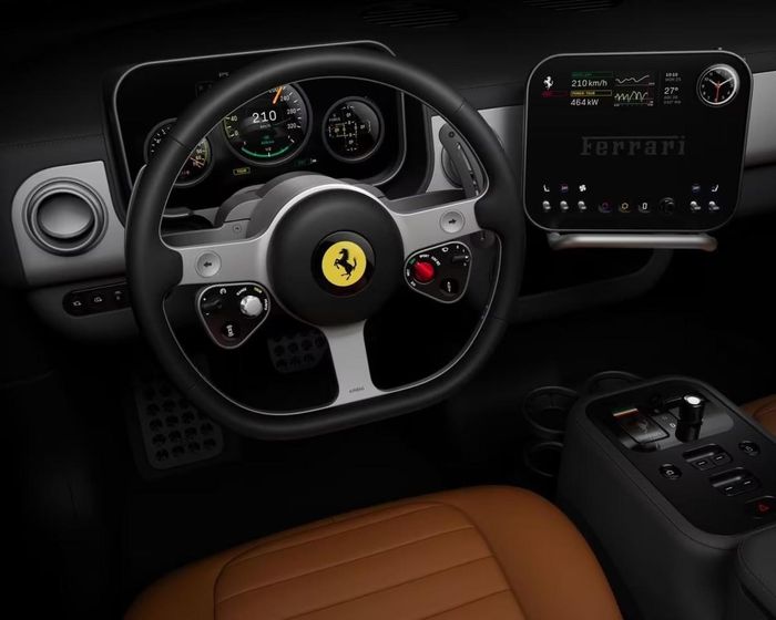 Với Luce, mẫu xe thuần điện đầu tiên của Ferrari, hãng vẫn chú trọng các nút điều khiển vật lý và trải nghiệm tương tác giữa người lái với chiếc xe.