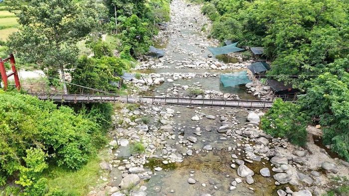 Suối Trà Bói là một trong những yếu tố cảnh quan, sinh thái được chú trọng bảo vệ. Ảnh: Việt Cường