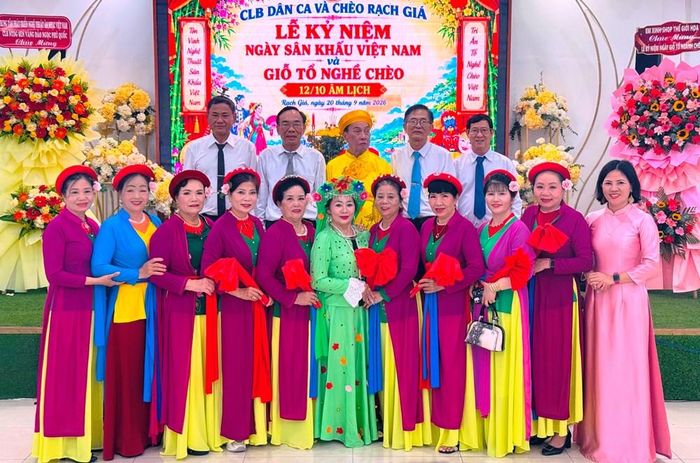 CLB Dân ca và Chèo Rạch Giá tổ chức kỷ niệm Ngày Sân khấu Việt Nam năm 2026